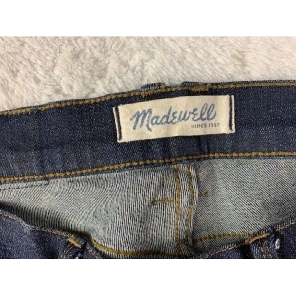 Madewell Size 29 Womens Jeans Skinny Skinny Stretch Mid Rise Dark Wash - Picture 2 of 4